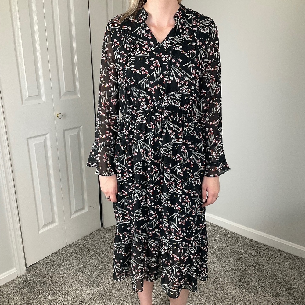 Midi Floral Dress